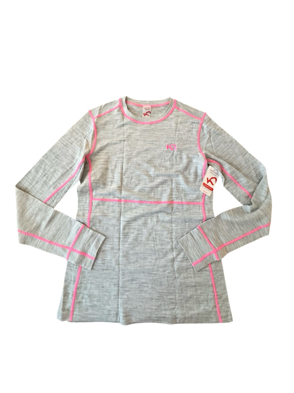 NWT Kari Traa Ulla Merino Wool Half-Zip Long Sleeve Base Layer Top Medium - Picture 2 of 9